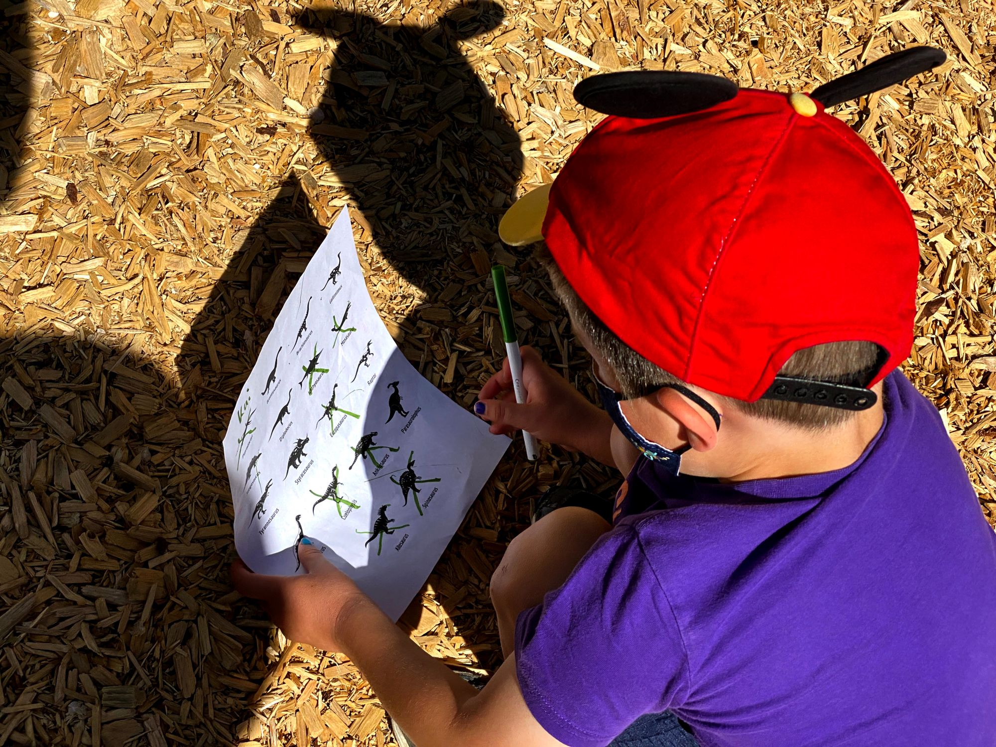 A Simple Birthday Scavenger Hunt at the Playground 🦖